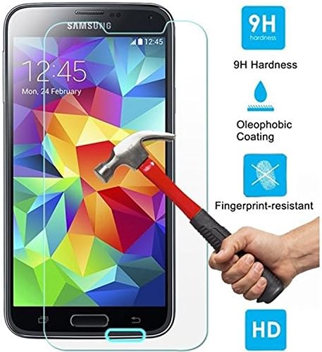New Samsung Galaxy Note 2 CLEAR Ballistic Tempered Glass Unbreakable Shatter Proof Screen Protector Guard 9H Hardness (Samsung Galaxy Note 2)