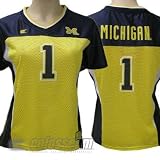 Women's Michigan Wolverines 'Mid-Field II' Football Jersey
