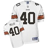 Reebok Cleveland Browns Peyton Hillis Authentic White Jersey Size 48