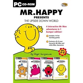 Mr Men & Little Miss Mr Happy & the Upside-down World Quad Pack