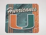 MIAMI HURRICANES Team Logo 9 x 8 Computer MOUSEPAD