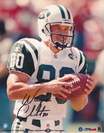 Wayne Chrebet Autographed New York Jets 8x10 Photo