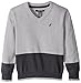 Nautica Boys' Color Block V-Neck Sweater with Tipping