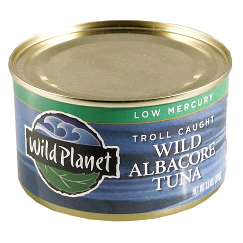 Wild Planet Wild Albacore Tuna, Low Mercury, 7.5-Ounce Cans (Pack of 6)