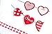 DII Sweet Hearts on a String & Pink and Red Stripe Towels - Set of 2 Valentine's Day Kitchen Towels