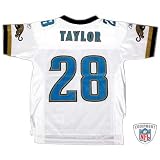 Reebok NFL Equipment Jacksonville Jaguars #28 Fred Taylor White Youth Replica Football Jersey