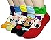JJMax Princess Series Character Socks: Elsa, Anna, Ariel, Snow White, Jasmine