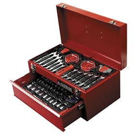 Alltrade 320329 174-Piece SAE/Metric Tool Set with Tool Box