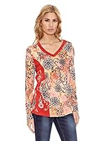 Peace & Love Camiseta Manga Larga Ostriches (Rosa)