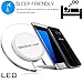 Wireless Charger,VIMVIP® Ultra-Slim Qi Wireless Charging Pad for Samsung Galaxy S7/ S7 Edge / S6 Edge Plus / Note 5 and Other Qi-Enabled Devices-With Fast Cable (White)