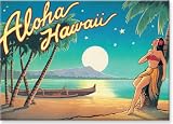 Aloha Hawaii by Kerne Erickson - Hawaiian Art Collectible Refrigerator Magnet