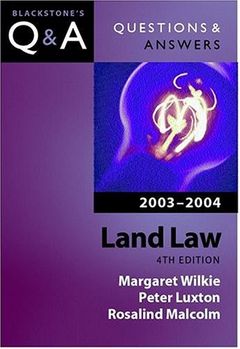 Land Law (Blackstone's Law Q & A)