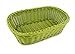 Colorbasket Hand Woven Waterproof Rectangular Basket, Mountain Green