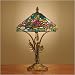 Dale Tiffany TT101216 Antiques Roadshow Evergreens Dunkirk Two Light Table Lamp in Antique Bronze