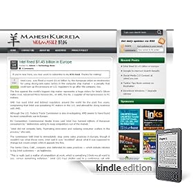 Mahesh Kukreja Webmaster, SEO Blog, Make Money Online (Kindle Edition) Mahesh Kukreja - Webmaster, SEO Blog, Make Money Online