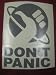 Dont Panic! Hitchhikers guide to the galaxy Vinyl decal sticker