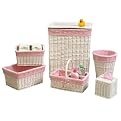 Baby's Learn and Store 6-pc. Hamper Set Pink