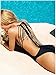 Zelura Sexy-Temptation Women's Resort Halter One-Piece Bikini Black Small