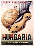 Hungaria Soccer Shoes Sports Giclee Poster Print, 18x24