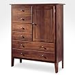 Country Lane Amber Butternut Armoire - 15.56" Deep