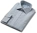 Tommy Hilfiger Men's Kent Point Collar Men's Dress Shirt, White/Navy Stripe