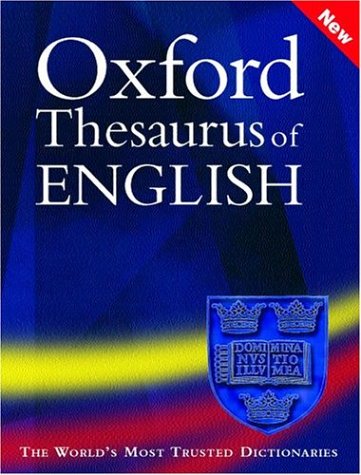 Oxford Thesaurus Of English (Thesaurus) under Synonyms & Antonyms in The Books Store