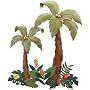 Wall Art Stunning 3D Metal - Tropical Palm Tree (20Wx25) (S887) by Regal Gift