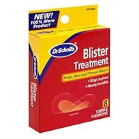 Dr. Scholl's Blister Treatment, Sterile Cushions, 8-Count Boxes (Pack of 6)