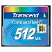 Transcend TS512MCF80 512MB 80x Type I Compact Flash Card