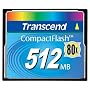 Transcend Ultra Speed - Flash memory card - 512 MB - 80x - CompactFlash Card