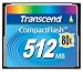 Transcend Ultra Speed - Flash memory card - 512 MB - 80x - CompactFlash Card