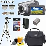 Sony DCR-SR80 60GB 1MP Hard Disk Drive Handycam + Tele/Wide Lens Deluxe Accessory Kit