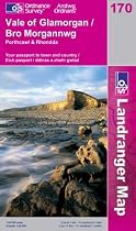 Vale of Glamorgan, Rhondda and Porthcawl (Landranger Maps)