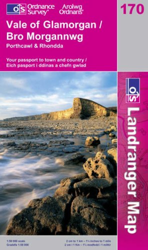 Vale of Glamorgan, Rhondda and Porthcawl (Landranger Maps)