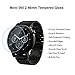 Moto 360 Screen Protector - Rerii Tempered Glass, Screen Protector for Moto 360 2nd Generation 46mm Watch, 9H Hardness, 0.3mm Thickness, Delicate Touch, Real Glass Screen Protector