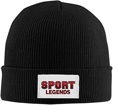 USA Legendary Athletes Acrylic Beanie Knit Cap Black