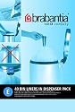 Brabantia Smartfix Bin Liners, Size E, 20 Litre, 40 Bag Dispenser Pack
