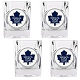 NHL Toronto Maple Leafs Four Piece Square Shot Glass Set