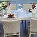 Lagos Dining Armchair with Cushion - Linen,Junction Oyster - Frontgate, Junction Oyster, Finish: Linen,Patio Furniture