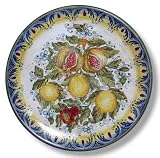 FRUTTA POMEGRANA: Large Wall Plate (16D.) [#1454-FPG]