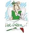 Live Green - White Nightshirt in a Bag (Discontinued Style)