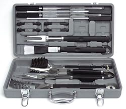 Mr. Bar-B-Q 18-Piece Tool Set with Plastic Case