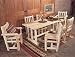 Cedar Log Dining Chair
