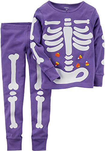 Carter's Baby Girls' Glow-in-the-dark Halloween Pajamas