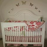Butterfly 4 Piece Peel & Stick On Acrylic Shatterproof Mirror Wall Art Applique