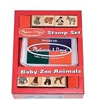 Melissa & Doug Baby Zoo Animals Stamp Set
