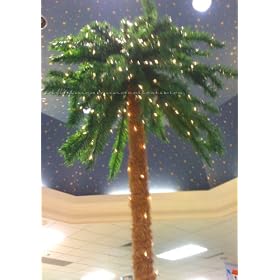 7' Feet PALM TREE 300 Pre-lit Pre-strung lights Outdoor / Indoor