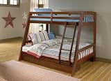 Hillsdale Rockdale Twin/Full Bunk Bed in Cherry