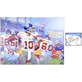 Mounted Memories New York Giants Eli Manning 36X48 Giclee