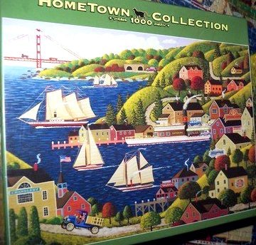 Hometown Collection Jigsaw Puzzle: Sausalito Water Front